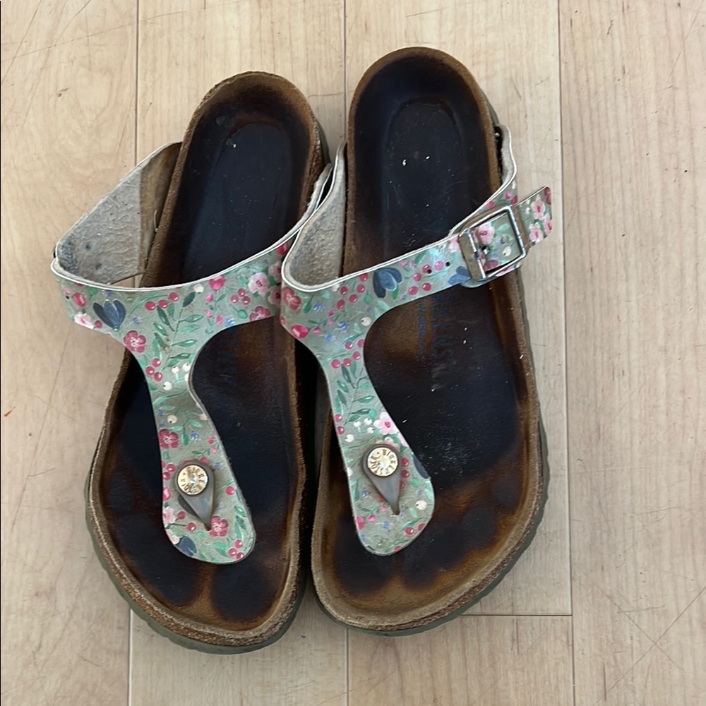 Birkenstock Floral Sandals - Multicolor